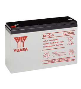 NP10-6 Bly-Acid Genopladelig, 6V, 10Ah, VDS NP10-6 Bly Acid Genopladelig batteri  6 Volt, 10 Ah, VDS