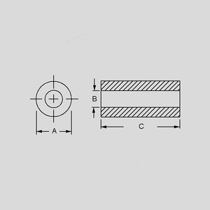 FR2643480002 Round Cable Ferrite 4,95x12,3x25,4 43 FR2643_