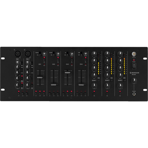 MPX-4PA Mixer 19" 6-kanal 3-zone