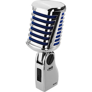 DM-065 Dynamisk Elvis-mikrofon dynamisk mikrofon i retro design elvis-mikrofon blank stål