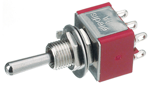 1A26-NF1STSE Toggle Switch 1-pol ON-ON-ON (NB:6ben)