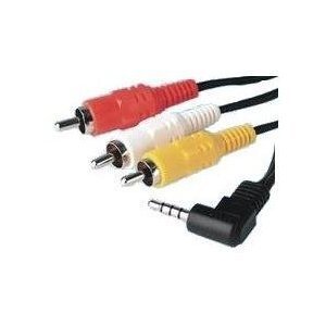 Minijack 4-pol - 3 x phono kabel | Elektronik Lavpris Aps