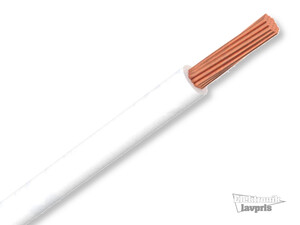 W55046 Wire LIY-V, 0,14mm², hvid, 10m