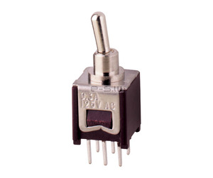 MS611F Toggle Switch 2-pol ON/ON for print