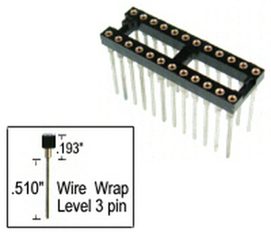123-83-324-41-001 Wire-Wrap sokkel, DIL24 RM3