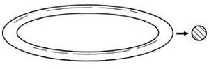 BLR88-01 Rundrem Ø:88,49 x 3,53 mm