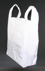 BR078 Bærepose med hank, 330x630mm, plastik, 1000 stk.