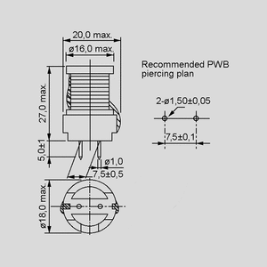 ELC18B151L Inductor 150uH 2,7A 20x27mm 10% ELC18B_