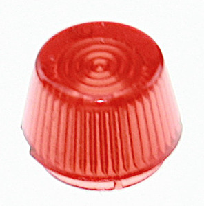 RAFI-5.49.255.002/1301 Indikatorlampeglas Rød for W2x4.6d lampefatning
