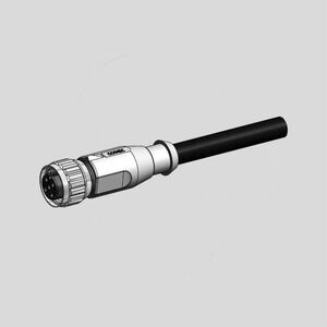 SAL-12-RK4-2-K1 Female Cable Con. 4-Pole molded 2m axial SAL-12-RK_