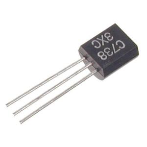 2SC738 NPN, 25V, 0.02A,0,15W, TO-92