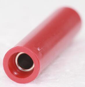 KD10RED Banana Coupler for 2 x Ø=4mm. RØD