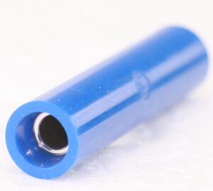 KD10BLUE Banana Coupler for 2 x Ø=4mm. BLÅ