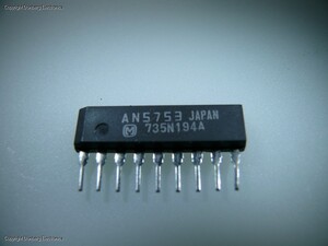 AN5753 Horizontal Defiection-Signal Processing IC for B/W TV PIN-9