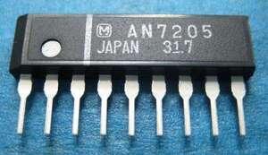 AN7205 V(cc): 7V 13mA 100mW FM front-end  PIN-9