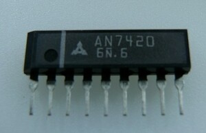 AN7420 V(cc): 12V 40mA 500mW FM stereo multiplex demodulator SIP-9