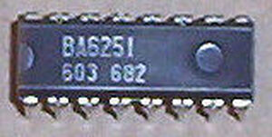 BA6251 7-CHANNEL DARLINGTON TRANSISTOR ARRAY DIP-16