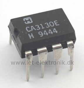 CA3130E 15MHz, BiMOS Operational Amplifier with MOSFET Input/CMOS Output DIP-8