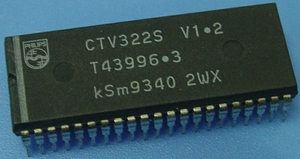 CTV322S-V1.2 CPU 8B 10Mhz 6Krom 128Ram DIP-42
