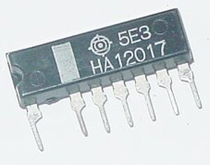 HA12017 Low Noise Audio PreAmplifier SIP-7