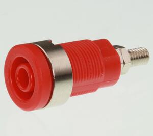 972354101 Safety Banana Socket 32A, 4mm. Rød/Red
