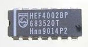 HEF4002BP Dual 4-input NOR gate DIP-14