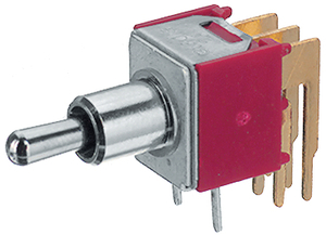 2A23-N2F2H9AE Toggle Switch 2-pol ON/OFF/ON for print vinkel
