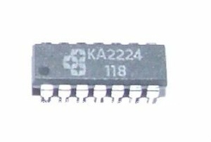 KA2224 Dual Equalizer Amplifier with ALC DIP-14
