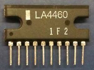 LA4460 12W AF Power Amplifier SIP-10P