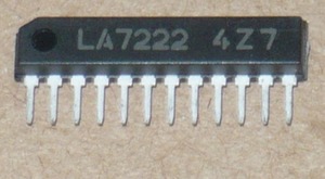 LA7222 VC 2XAV Switch (2 Input) SIP-12