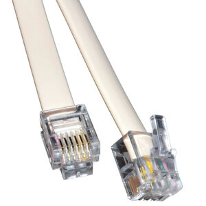 6P6C-10 TEL 6P6C/RJ12 M/M HVID 10m