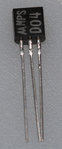 MPS-D04 NPN 25V 0,3A 0,35W 100MHZ TO-92
