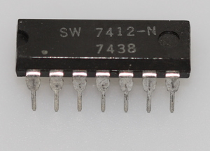 7412N Triple 3-input NAND gate with open collector outputs DIP-14