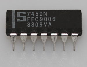 7450N dual 2-wide 2-input AND-OR-invert gate (one gate expandable) DIP-14