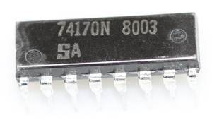 74170N 4 by 4 register file with open collector outputs DIP-16
