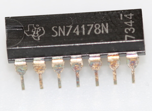 74178N 4-bit parallel-access shift register DIP-14