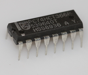 74HCT366 Hex buffer with Inverted three-state outputs DIP-16