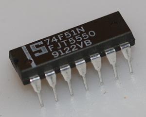 74F51 Dual 2-wide 2-input AND-OR-invert gate DIP-14