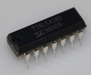 74LS40  Dual 4-input NAND buffer DIP-14