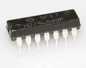 74LS49 BCD to 7-segment decoder/driver DIP-14