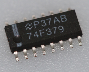 74F379-SMD 4-bit register with clock enable SO-16