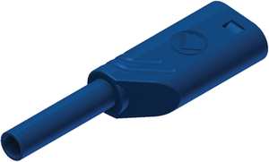 MST S WS 30-BLUE HIRSCHMANN - PLUG, 2MM, SAFETY, BLUE