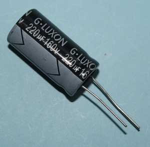 CSHT0220/160-P7,5-16X30 El-Capacitor 220µF/160V-P7,5-16X30