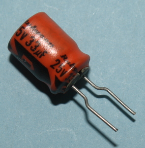 CS0033/25-P5 El-Capacitor 33µF/25V-P5-8X11