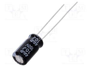 CSHT0010/100-P2,5 El-Capacitor 10µF/100V-P2,5-6,3X11