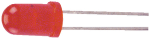 L-7113ID-12V LED with resistor red 5mm (T1¾) 12 V