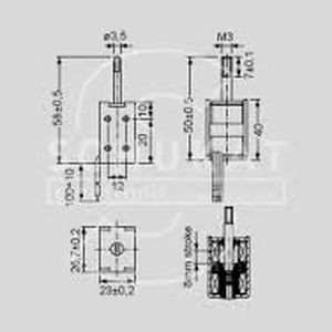 IST-LX-2723-24VDC Solenoid bistable 2723 24V