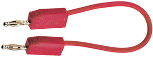 LK 205 030CM RED Test lead ø2mm red 30cm CAT I