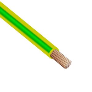 H07V-K 16 MM² YELLOW/GREEN PVC-ledning H07V-K 16mm² Gul/Grøn