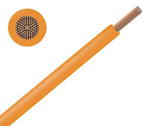 LIYV014OR Wire LIY-V, 0,14mm², orange, 1m